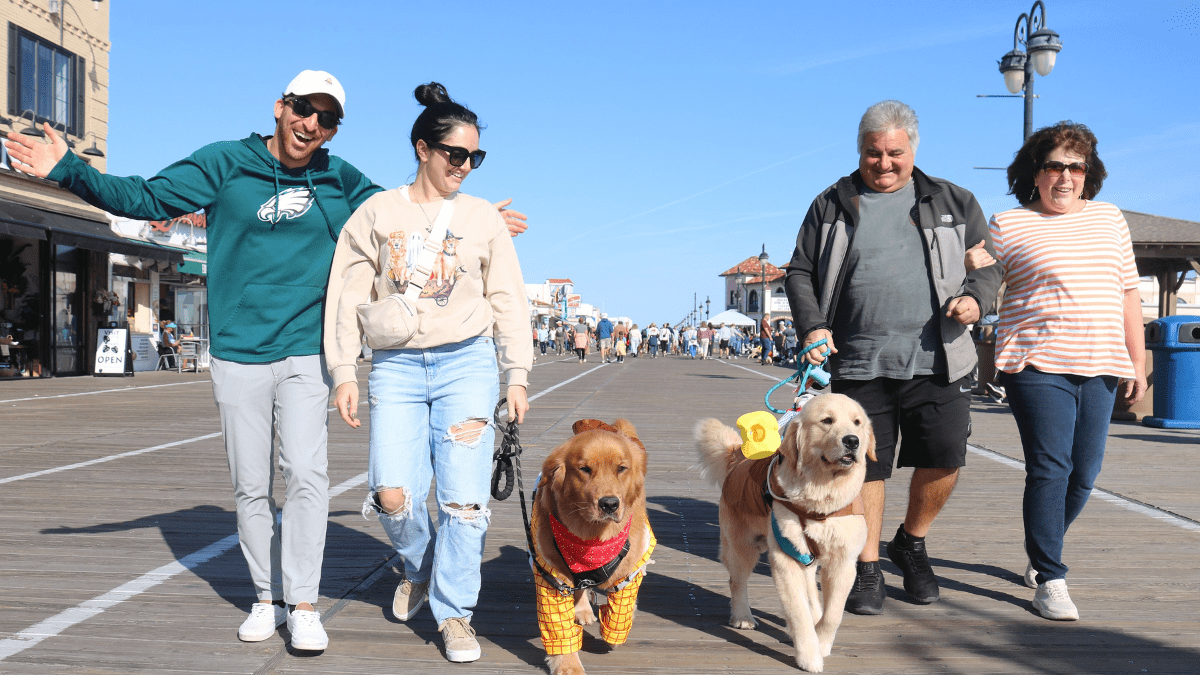 “Howl-O-Ween” Dogs Take Over Ocean City Boardwalk in Spooky Costumes 2 Buoy and Matteo