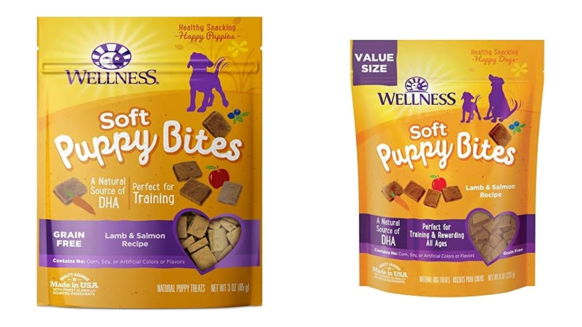 15 Dog Snack Ideas for People on a Budget 3 Wellness Soft Puppy Bites