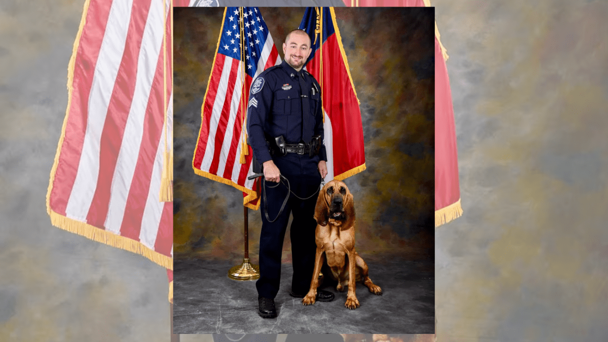 Bo the Bloodhound Takes Home the 2024 American Humane Hero Dog Award 2 Bo and Rowland