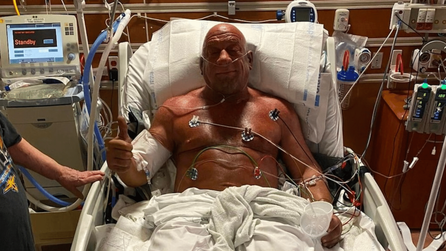 UFC Fighter Mark Coleman in the hospital