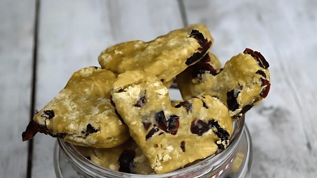 Grain Free Cranberry Heart Dog Treats