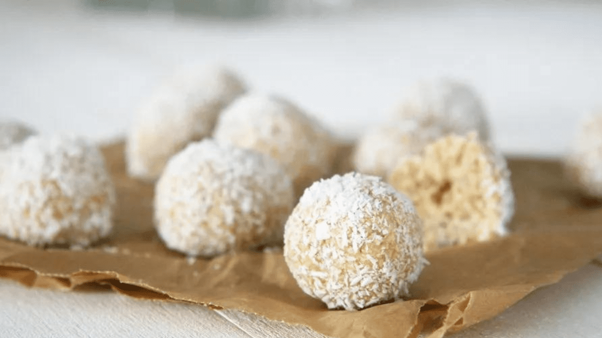 No Bake Coconut Dog Treats