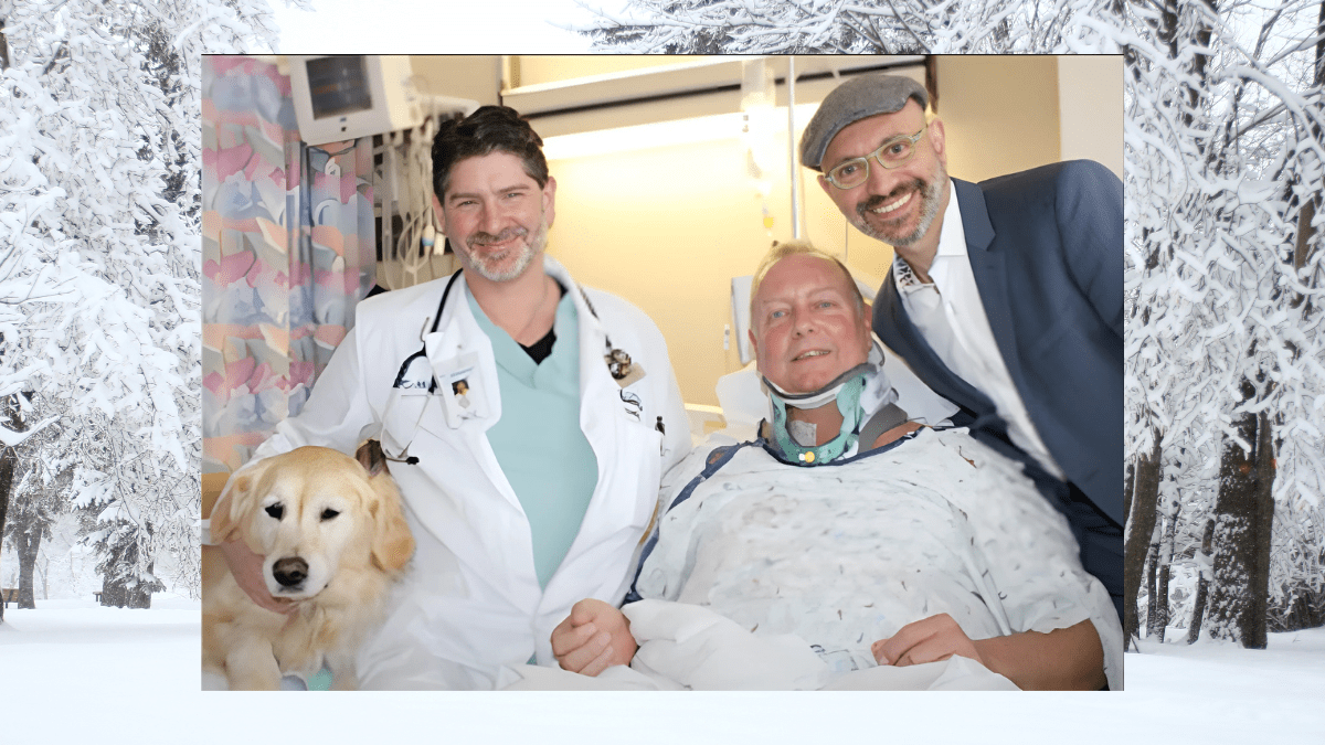Loyal Dog Refuses to Leave Paralyzed Owner Stranded in Snow (1)