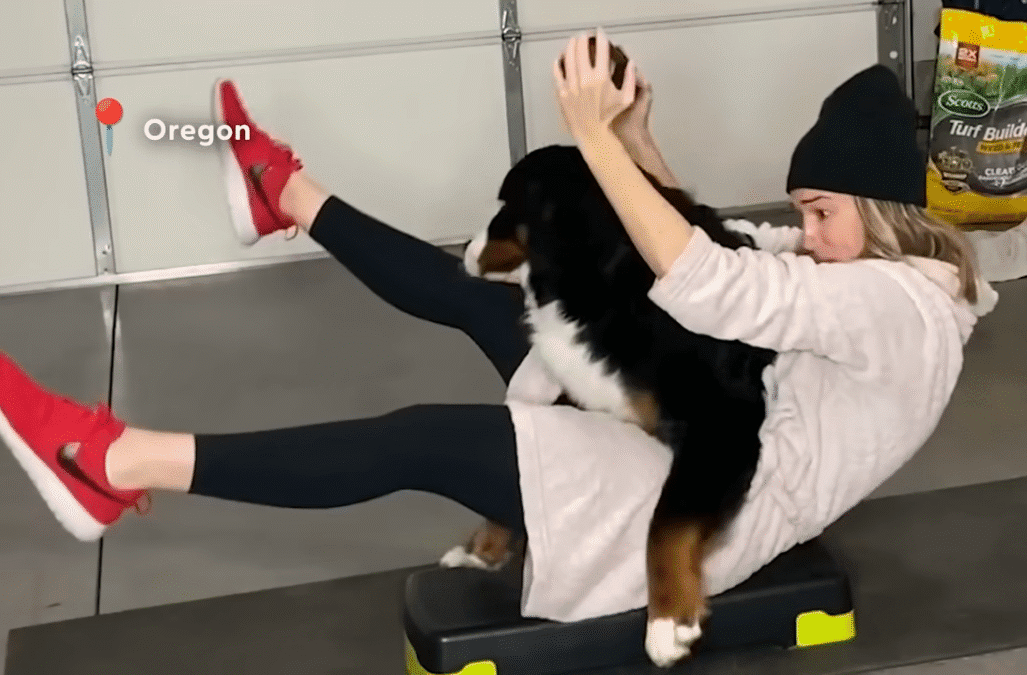 Clingy Dog Wont Let His Mom Get A Workout In The Dodo 0 5 screenshot